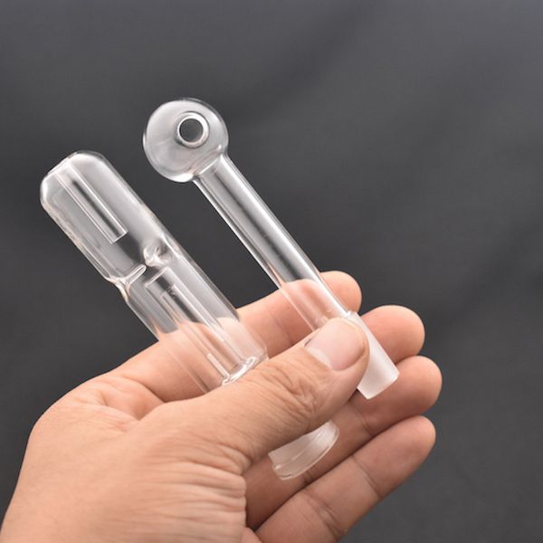 Kit de collection de mini-verre en gros avec bol de brûleur à huile de 14 mm Fumer Concentré Paille DAB Paille pour les bangs d'eau
