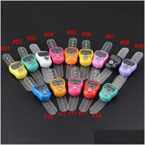 Vente en gros Mini Hand Hold Band Tally Counter LCD Digital Sn Finger Ring Compteur électronique Tasbeeh Tasbih Boutique 05 Drop Dhwvn LL