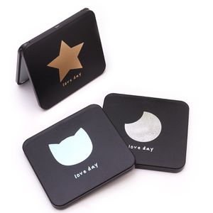 Groothandel Mini Pocket Compact Mirror Draagbare opvouwbare Matte Rechthoek Make-up Spiegels voor Dames Meisjes Cosmetisch Dagelijks gebruik