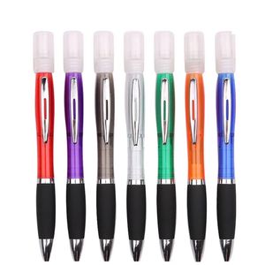 wholesale Mini pulvérisateur portable stylo de désinfection clip en métal tube vide rechargeable parfum alcool désinfectant pour les mains vaporisateur gel stylos pour cadeau 6 couleurs