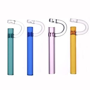 wholesale mini Pyrex brand labs glass hand Pipe colorido grueso pyrex glass cera oil burner pipe para fumar