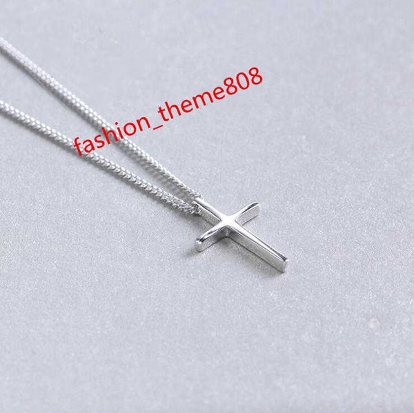 Bijoux minimaliste en gros 925 Collier pendentif en argent sterling pour femme