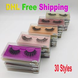 Groothandel Mink Washes 30 Style Mink Eyelashes 3D Mink Wimpers Make-up Dramatische Valse Wimpers in Bulk