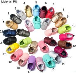 Groothandel Mix Soft Sole Babyschoenen Zacht PU Lederen Schoenen Peuterschoenen Eerste Walkers Mix Size11cm 12cm 13cm