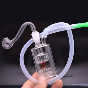 Vente en gros Mobius verre brûleur à mazout Bong narguilé conduites d'eau Matrix Perc Heady Dab Rigs Chicha unique fumer eau Bongs avec 10mm mâle verre brûleur à mazout tuyaux