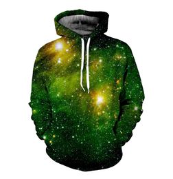 Al por mayor-Mr.1991INC Space Galaxy Sudaderas 3d Hombres / Mujeres Sudaderas con capucha con estampado de sombrero Estrellas Nebulosa Otoño Invierno Sueltas Sudaderas con capucha finas con capucha