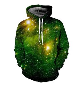 Gros-Mr.1991INC Space Galaxy 3d Sweats Hommes / Femmes Hoodies Avec Chapeau Imprimer Étoiles Nébuleuse Automne Hiver Lâche Mince À Capuche À Capuche Tops