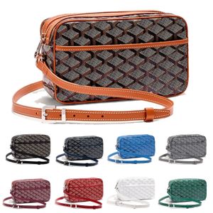 Cap-Verter PM Cosmética Cámara Bolsa de cámara Luxury Luxury Cuero bolsos de bolso de cuero 10a Diseñador Bolsas de tocador para mujeres Bolsas para hombres Vintage Satchel Crossbody Shoulder Zipper