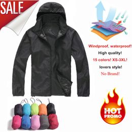 Groothandel- Naranjasabor 2017 Heren Sneldrogende Huid Jassen Vrouwen Jassen Ultra-Light Casual Windbreaker Winddicht Mannen Merk Kleding 15 Kleuren