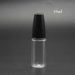 wholesale Bouteille d'aiguille en plastique à pointe longue et fine PET pour ELiquid 10 ml flacons compte-gouttes de jus liquide E vides avec bouchon à l'épreuve des enfants pour l'huile