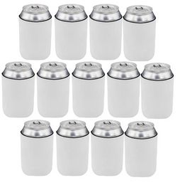 De gros! Néoprène Sublimation blanc porte-gobelet blanc pour 12 oz peut refroidisseur transfert de chaleur bricolage cuire couverture pour bière bouteilles d'eau C304