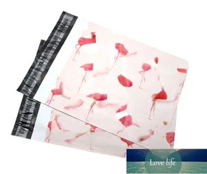 En gros nouveau 100 pièces mode flamant rose motif Poly Mailers auto-joint en plastique enveloppe postale sacs simples