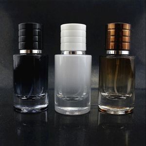 wholesale nouvelle bouteille de parfum ronde droite de 30 ml en verre vide bouteille de parfum portable Ixkgo Hhqfc