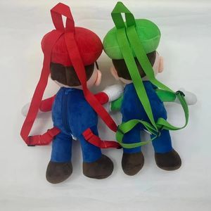 Venta al por mayor, nuevos juguetes de peluche de 45 cm, mochila de Anime, bolsa de felpa, muñeco de peluche suave para niños, mochila escolar con colas, juguetes