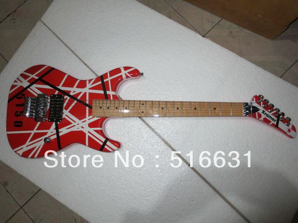 Venta al por mayor - Nueva guitarra de llegada de la marca 5150 RED y serie blanca ARI tremolo Guitarra eléctrica envío gratis en stock