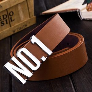 Groothandel Nieuwe merk Designer Belts Men Women Hoge kwaliteit Men Leergordel Casual taille Riem Buckle Smooth Belt 304s