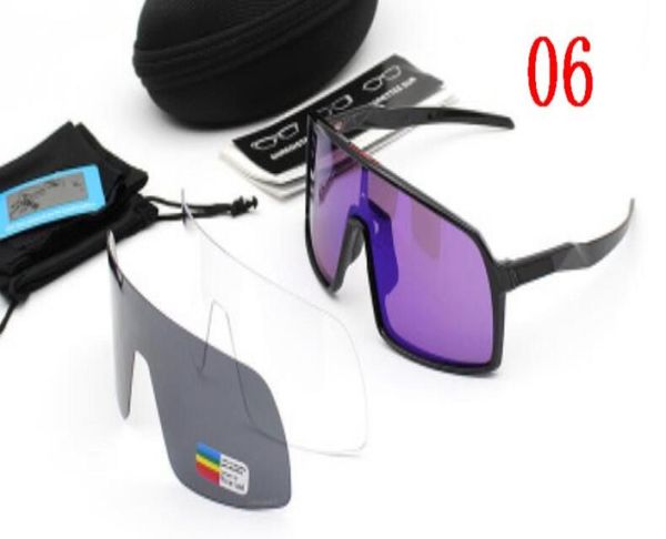 Venta al por mayor-Nueva marca de gafas de sol fotocromáticas para ciclismo 3 lentes UV400 polarizadas MTB Mountain Bike Ciclismo Gafas de sol Gafas deportivas para bicicleta1943472