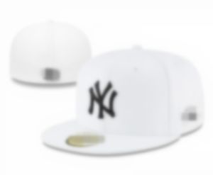 Couleur de bleu marine classique en gros de nouvelles couleurs classiques sur le baseball basball Hats ajusté Street Hip Hop Sport York Full Fermed Design Caps H5-8.10