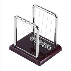 Vente en gros - Nouveau design Vente chaude Early Fun Development Educational Desk Toy Gift Newtons Cradle Steel Balance Ball Physics Science Pendulum