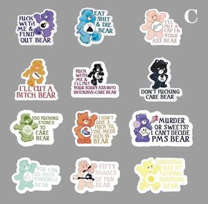 Groothandel Nieuwe Evil Bears Stickers Grappige Beer Stickers Cartoon Beer