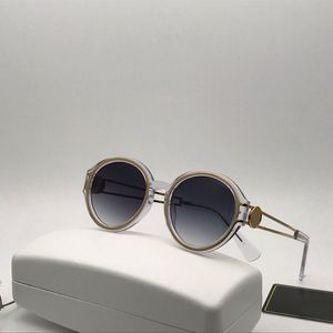 Lunettes de soleil de créateur de mode en gros 4342 monture ronde en métal style retor protection uv400 lunettes de plein air de qualité supérieure