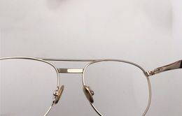 Groothandel-Nieuwe luxe populaire ontwerper optische bril CT0046 metalen duidelijke lens frame eyewear e casual stijl glazen komen met case