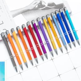 wholesale Nuevos Bolígrafos de Metal Bolígrafo Bolígrafo Firma Bolígrafo de Negocios Oficina Escuela Estudiante Papelería Regalo 21 Colores LL