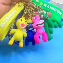 Vente en gros New Rainbow Friend Keychain Rainbow Friend Drool Monster Pink Eye Monster Bag Pendentif