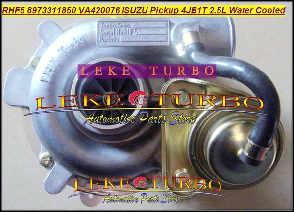 Venta al por mayor Nuevo RHF4H VIDZ 8973311850 Turbocompresor de turbina refrigerado por agua para camionetas ISUZU 4JB1TC 2.5L