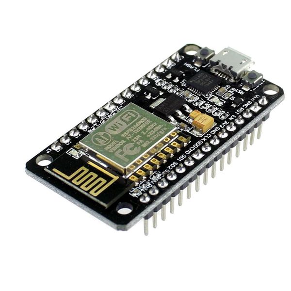 Al por mayor-Nuevo módulo inalámbrico NodeMcu Lua WIFI Placa de desarrollo de Internet de las cosas basada en ESP8266 con antena PCB y puerto USB