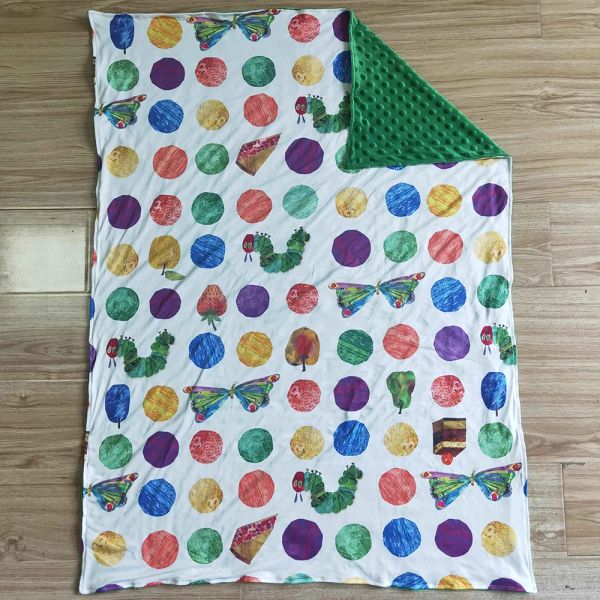 Mantas para niñas recién nacidas al por mayor Boutique Baby Swaddle Blanket Linda Manja de niños recién nacidos suaves 29*43 pulgadas Venta caliente