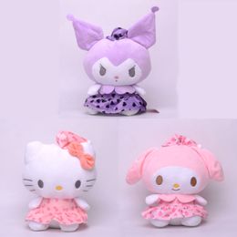 Gros Nightcap Kuromi Melody jouets en peluche mignons jeux pour enfants Playmate activités de l'entreprise cadeau décorations pour la maison