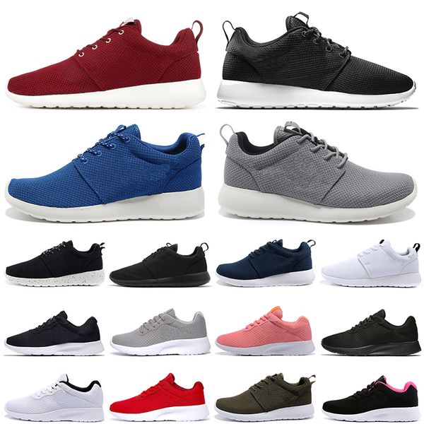 Vente en gros Tanjun 1.0 Run Chaussures de course hommes femmes Londres Chaussure Rose Noir Blanc Off Wolf Gris Hommes Baskets Plate-forme Jogging Marche Sport Baskets