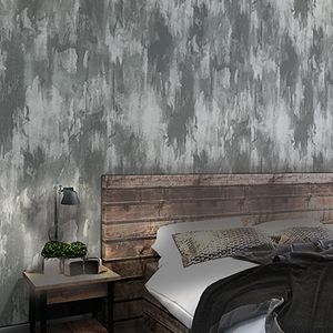 Papel pintado gris de moda no tejido al por mayor para sala de estar sofá paredes de fondo papel de pared para el hogar 3D