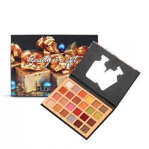 Groothandel naakt oogschaduw 24 kleuren oogschaduw palet make -up set glitter geperste parel poeder schoonheid kerstcadeau