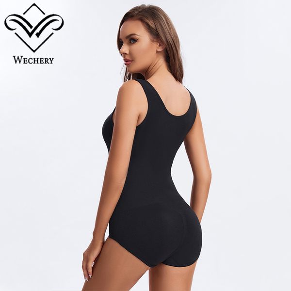 Fajas contrôle du ventre en Nylon et Spandex, modelant le corps avec crochet, entrejambe, couleur chair, Body tanga pour femmes, vente en gros