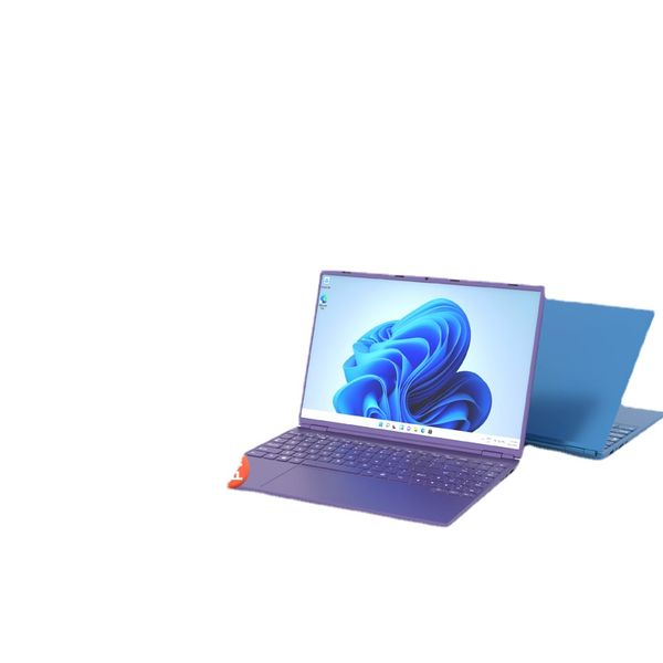 Vente en gros d'un nouvel ordinateur portable 16 pouces cinq couleurs, Core i7/N95 double disque dur, livre de bureau et livre de jeux