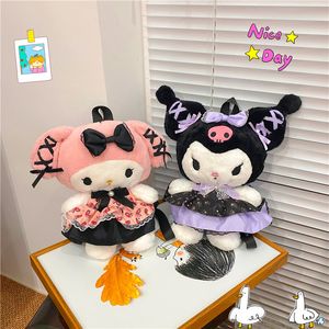 Groothandel van schattige nieuwe trendy banket Kuromi Doll Girl Plush Doll Backpack