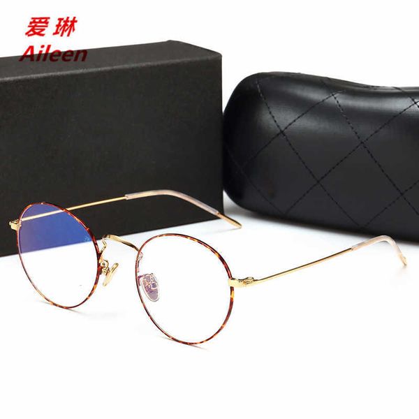 Venta al por mayor de gafas de sol New Metal Pattern Edge Flat Light Glasses Art Harajuku Circular Frame Mirror 885200