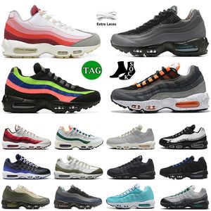 Wholesale OG 95 Sports Running Shoes Mens Womens 95s Athletic Cushion Rose Beam Anatomy of Gid Pink Beam Sketch Black Neon Designer Runner Trainers