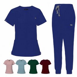 Groothandel Operatiekamer Medische Uniform Scrubs Ziekenhuis Werken Scrubs Set Medische Benodigdheden Verpleegkundige Kaakchirurgie Pak Werkkleding I8qt #