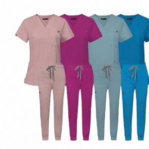 Groothandel Operatiekamer Medische Uniform Scrubs Ziekenhuis Werken Scrubs Set Medische Benodigdheden Verpleegkundige Kaakchirurgie Pak Werkkleding V9ed #