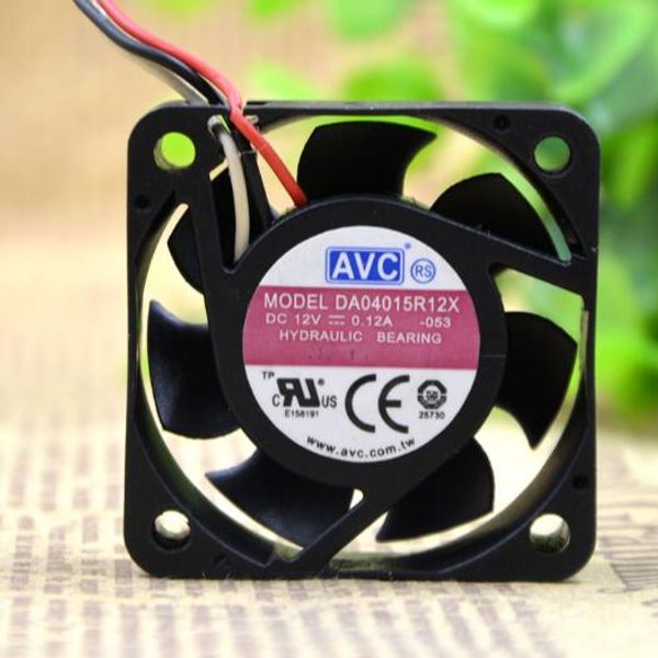 Vente en gros: Original AVC DA04015R12X 40*40*15MM 12V 0.12A 4015 4cm, ventilateur à trois aiguilles, tachymètre CPU, ventilateur de dissipation thermique