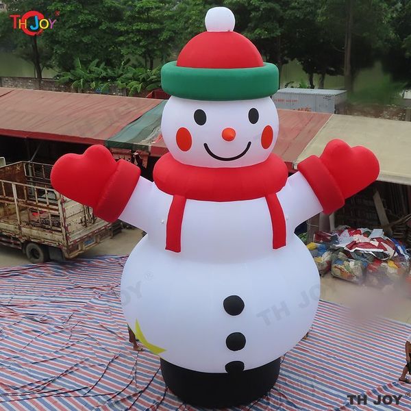 vente en gros jeux de plein air publicité activités gonflables 8 m 26 pieds de haut dessin animé de bonhomme de neige gonflable géant de Noël à vendre