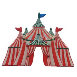 wholesale Arche géante d'arc de cirque gonflable de terrain de jeu extérieur avec ventilateur en vente pour spectacle sur scène fabriqué en Chine