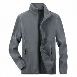 wholesale Outdoor Zipper Polyester Company Uniforme Staff Polair Veste polaire zippée complète pour hommes v65W #