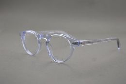Venta al por mayor-ov5186 Gregory Peck moda marcos de anteojos redondos Vintage miopía óptica mujeres y hombres gafas lentes de sol recetados