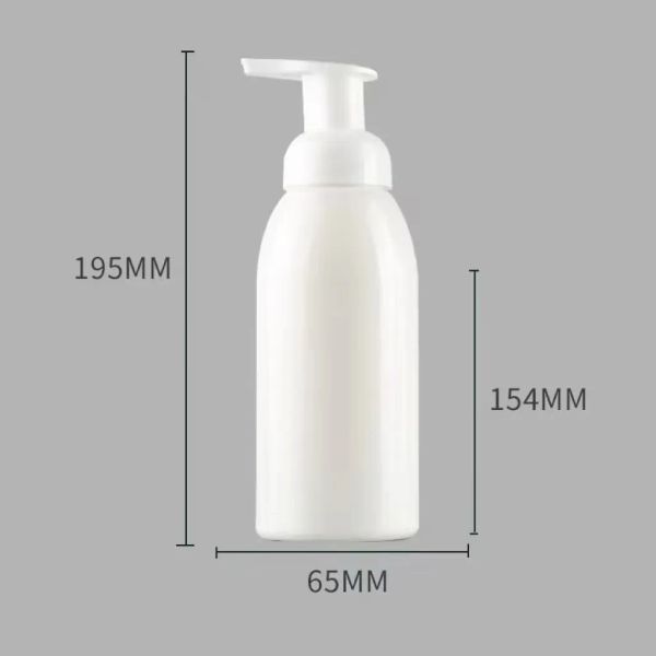 En gros bouteilles d'emballage 360 ml désinfectant pour les mains pompe à mousse bouteille en plastique pour la désinfection cosmétique liquide de qualité supérieure