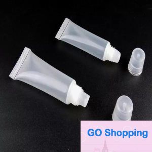wholesale Bouteilles d'emballage Conteneurs vides de brillant à lèvres 5ML 8ml 10ml 15ML Squeeze Tubes de brillant à lèvres rechargeables en plastique transparent Maquillage All-match