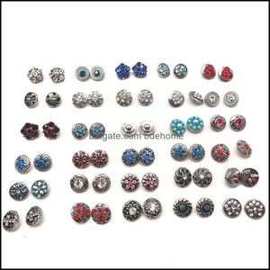 Wichard mousqueton paires assorties 12Mm morceau gingembre boutons pression charme adapté pour boutons pression bijoux boucle d'oreille Bracelet Etc fermoirs crochets F